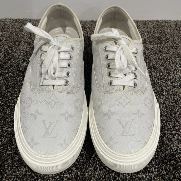 Louis Vuitton ALIKE Men's Grey and White Trainers SIZE 41 - Picture 15 of 16